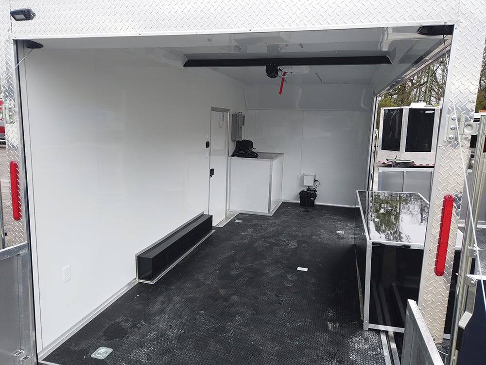 8.5' x 19' Indigo Blue Mobile Stage Event Trailer - Image 4