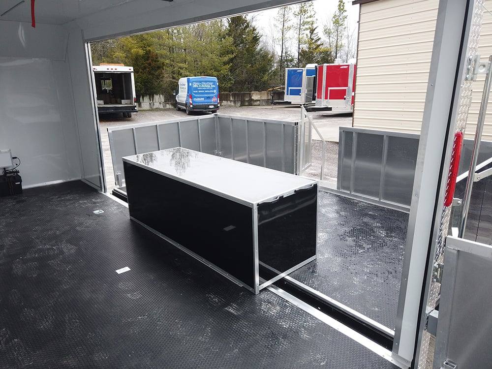 8.5' x 19' Indigo Blue Mobile Stage Event Trailer - Image 3