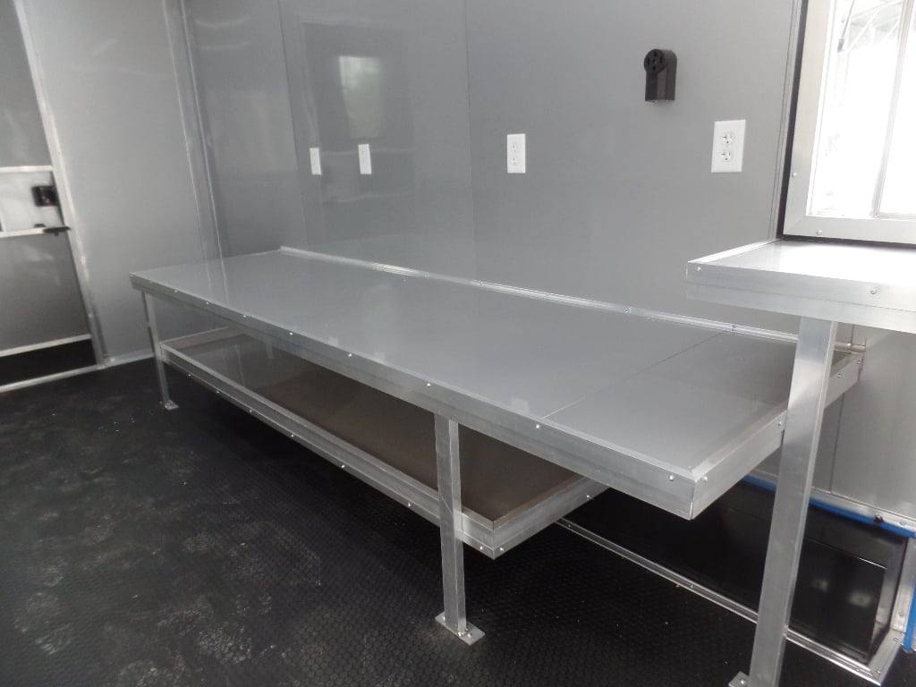 8.5' x 24' White Coffee Concession Food Trailer - Image 19